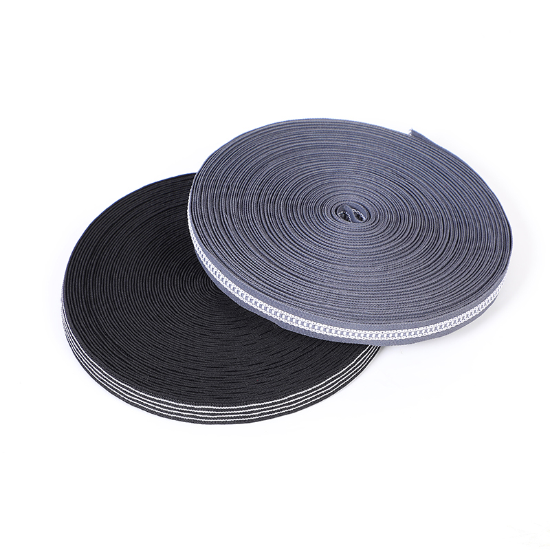 OEM/ODM Polyester Silicone Non-Slip Elastic Webbing Band in China